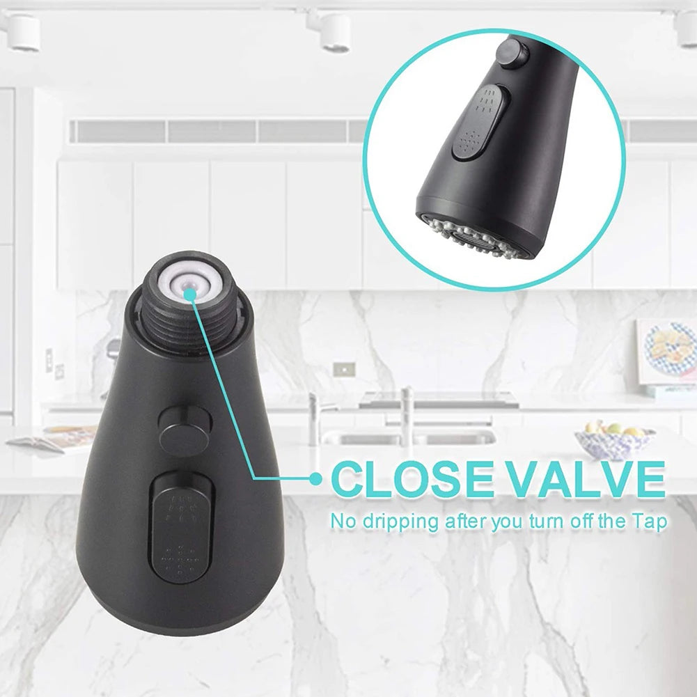 ABS Nozzle Sink Pull Out Sprayer Mixer Head Kitchen Faucet Spray Head 1/2 In Kitchen Basin Taps Sprayer Spout Bathroom Accessory