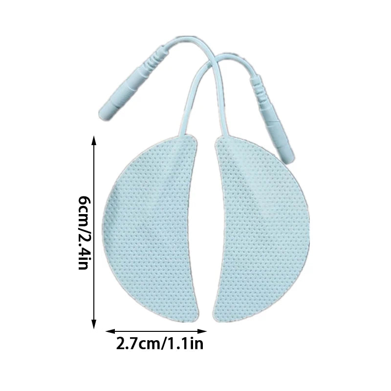 2/10pcs EMS Tens Electrode Pads Gel For Eye Massage Acupuncture Therapy Face Massager Pulse Muscle Stimulator Electro Pad