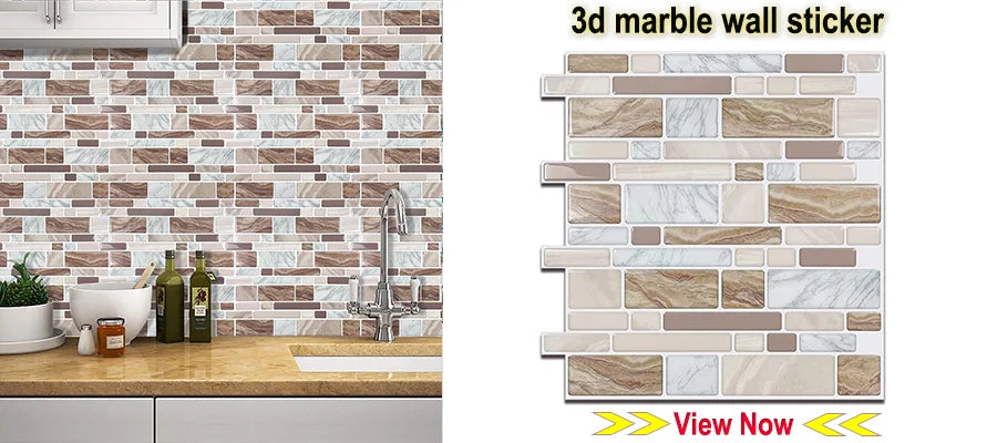 Vividtiles 10*10 Inc Light Grey Square Wall Tile Stickers Mosaic Vinyl 3d Effext Tiles DIY for Kitchen Bathroom Backsplash