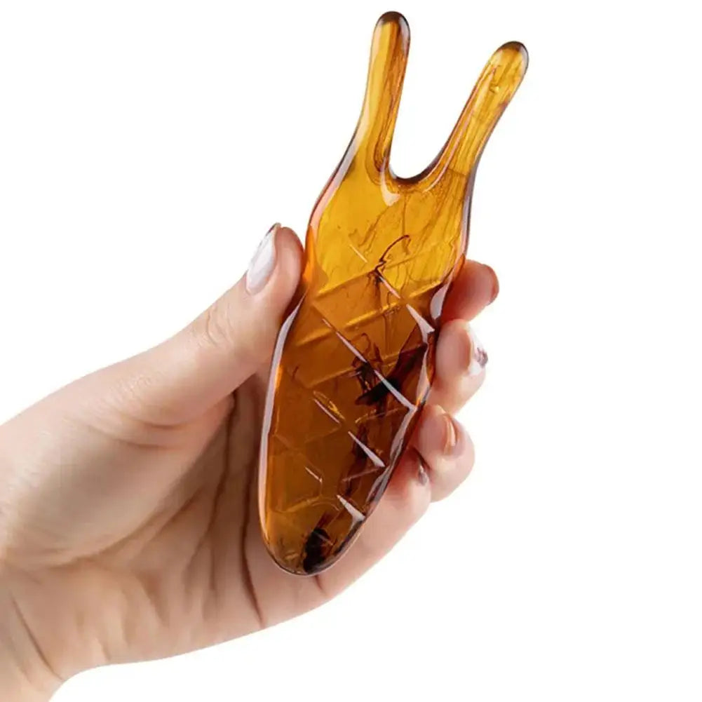 Natural Resin Gua Sha Gouache Scraper Massager for Face Eye Facial Nose Lifting Skin Care Beauty SPA Care Tools