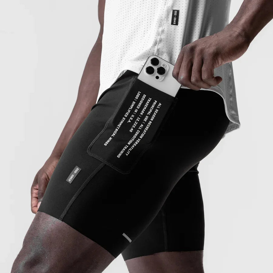 Men's Summer Quick Dry Sports Skinny Slim Stretch Shorts Man Running Gym Fitness Jogger Short Pants Male Bodybuilding Leggings