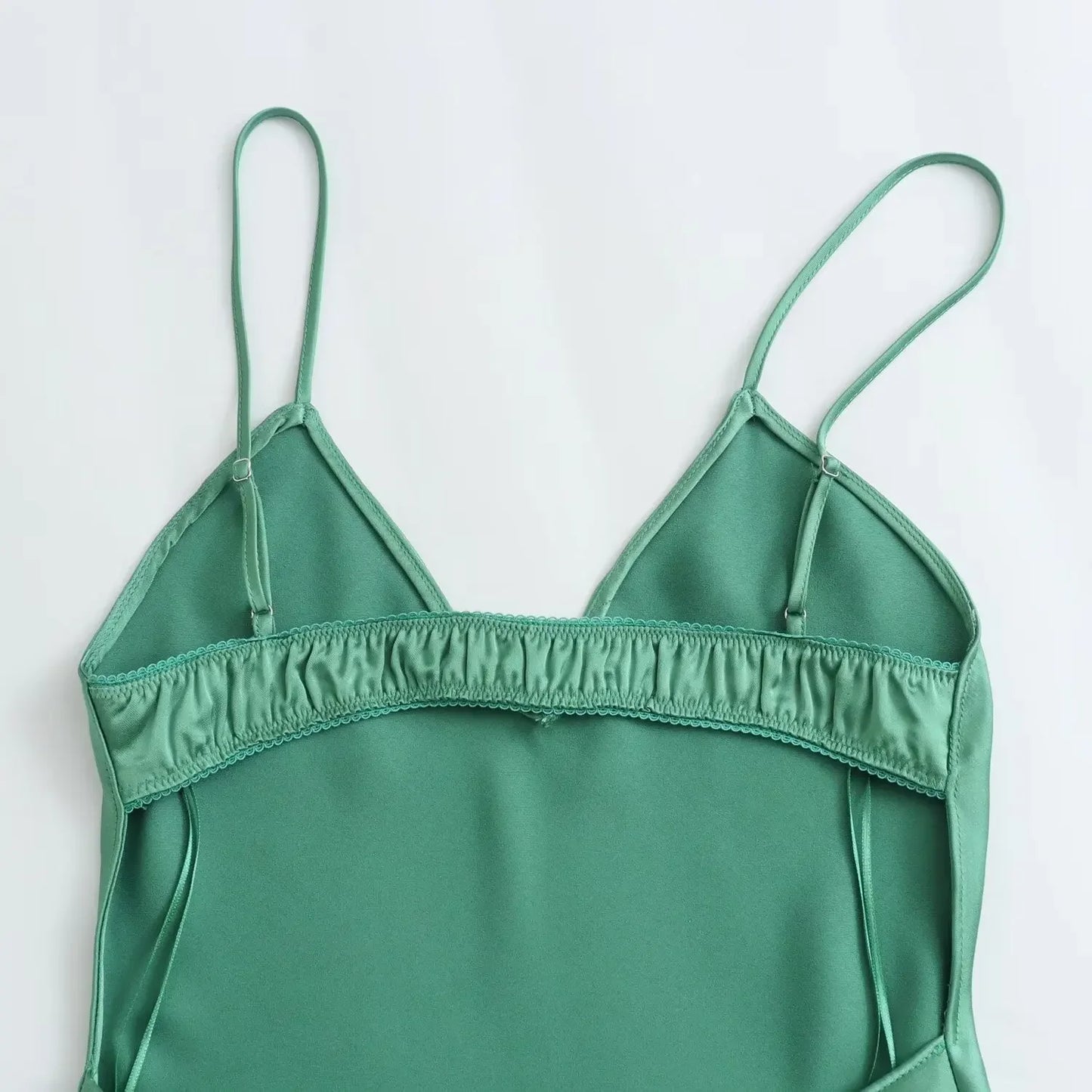 Women Fashion Summer New Sleeveless Underwear Style Backless V-Neck Sling Long Dress Chic Female French Elegance Evening