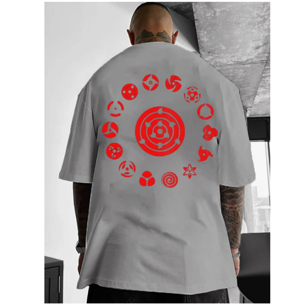 Anime 3D Patterns Print Tees Summer Simple Casual Street Short Sleeve Clothing Male Fashion Oversize O-Neck Tops New Men's T-Shi
