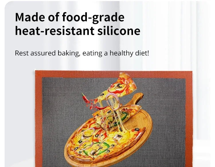 Silicone Grill Mat 30X40cm Baking Tray Breathable BBQ Cookie Bread Mat Oven Microwave High Temperature Baking Kitchen Tools