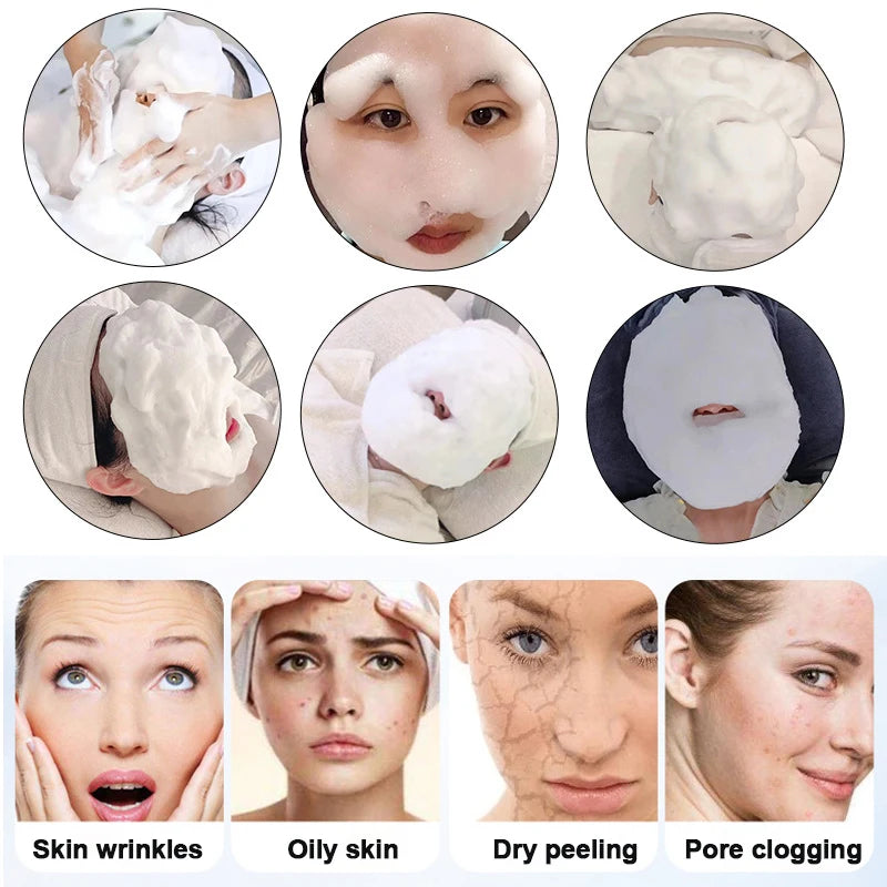New Magic Oxygen Bubble Beauty Instrument Cleansing Facial Mites Skin Whitening Rejuvenation Management Salon Home Use Device