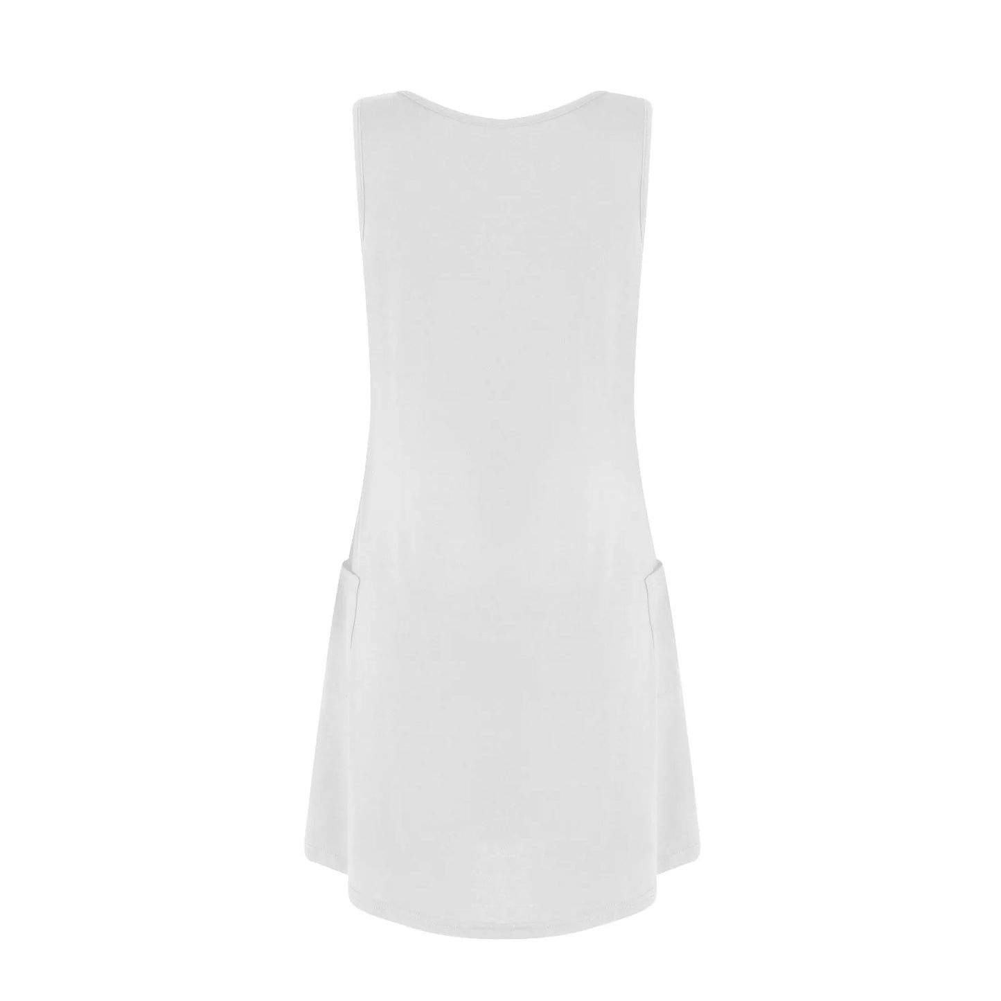 Women's Summer Casual Swing T-Shirt Dresses Beach Cover Up With Pockets Plus Size Loose T-shirt Dress vestidos largos