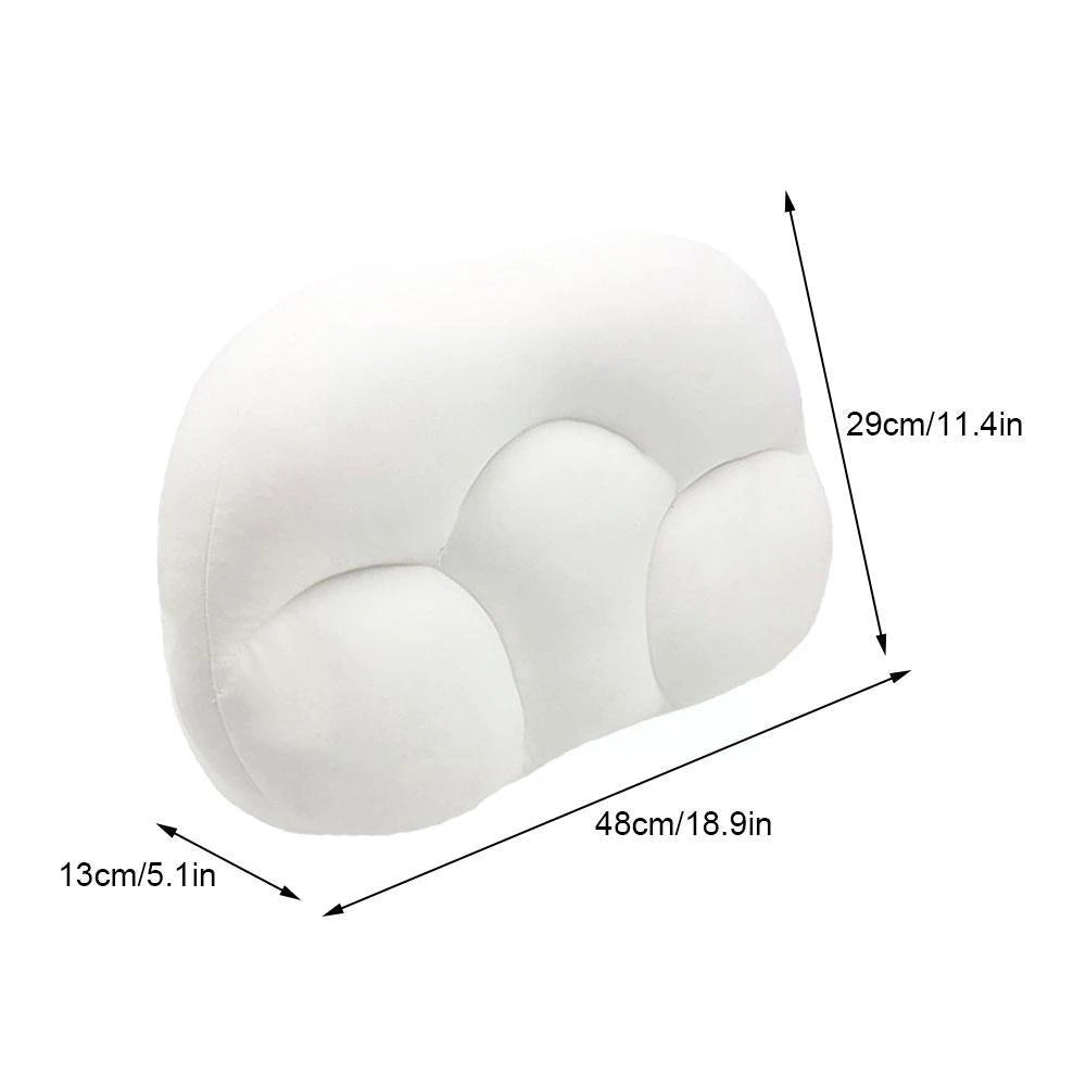 Neck Massager Cervical Neck Traction Pillow for Sleeping, Deep Sleep Foam Particles Pillow- Side Sleeper & Back Pillows for Beds