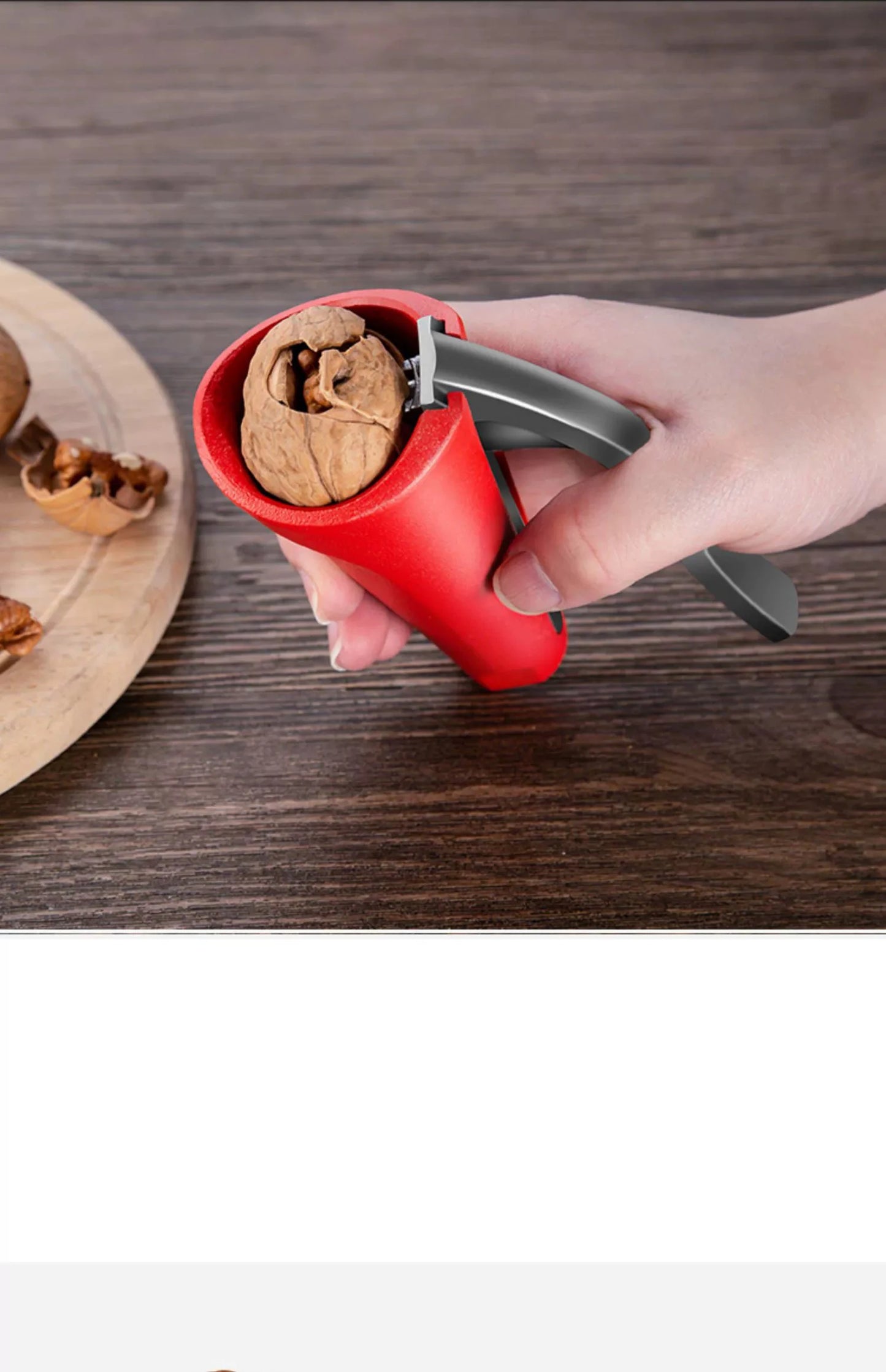 GIANXI Hazelnut Walnut Pliers Nut Cracker Chestnut Clip Sheller Opener Clamp Plier Funnel Shape Gadget Kitchen Accessories