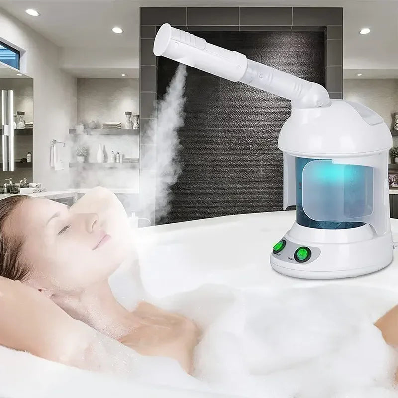 Professional SkinCare Hot Hair Face Facial Steamer Cleansing Ozone Vapor Vaporizer Nano Mist Sprayer Humidifier Steam Machine