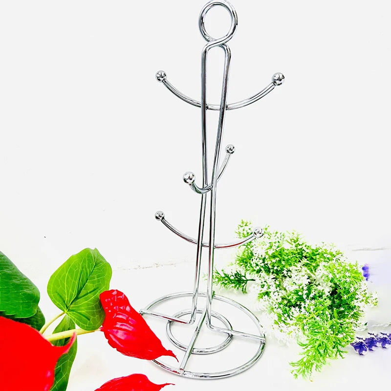 1Pc Glass Cup Storage Rack For Water Mug Draining Drying Organizer Drain Holder Stand Useful Home Kitchen Supply