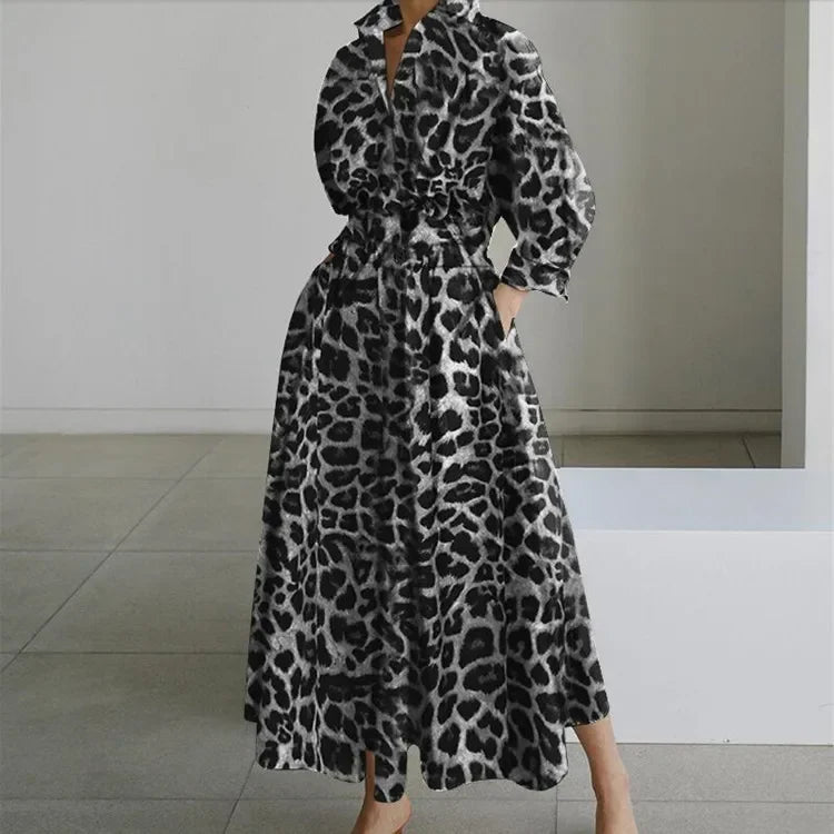 Spring Dress Long Sleeve Solid Color Cotton Linen Elegant Maxi Dresses For Women 2024 Casual V Neck Shirt Party Long Dress Robe