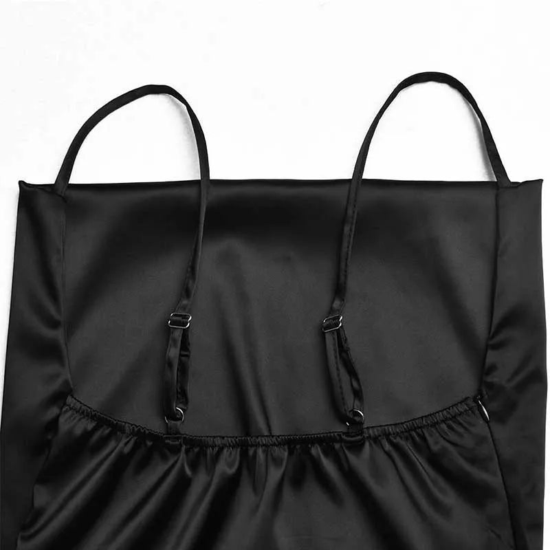 BIG PROMOTION Y2K Retro European and American New Sexy Strap Open Back High Split Long Dress Evening Dress Celebrity Dress