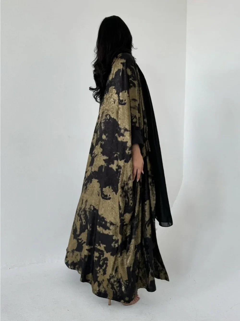 Eid Muslim Abaya for Women Print Ramadan Cardigan Jalabiya Turkey Long Dress Morocco Kaftan Long Abayas Dubai Robe Caftan 2024