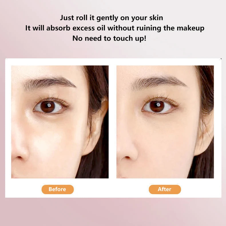 Natural Volcanic stone Oil Absorbing Roller Face Roller Cleaning Oil Removing Facial Massage Oil Control Skin Care Tool
