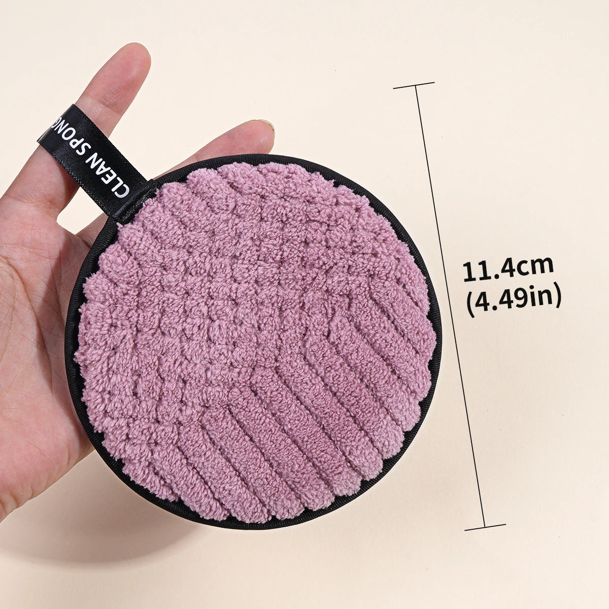 MAANGE 4PCS Reusable Makeup Remover Puff Cotton Makeup Removal Pads Soft Facial Cleaning Puffs Towel Washable Cleansing Tool