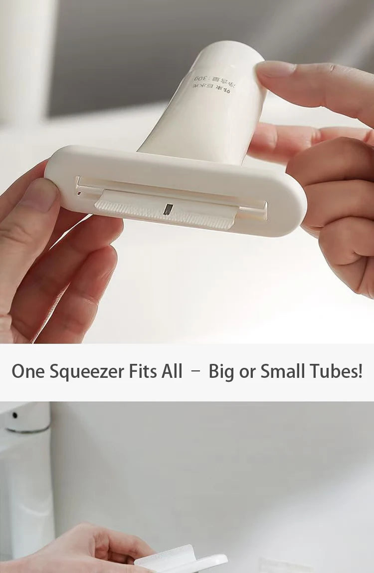 Toothpaste Tube Squeezer Efficient and Hassle-Free Cosmetics Press Facial Cleanser Rolling Squeezing Dispenser