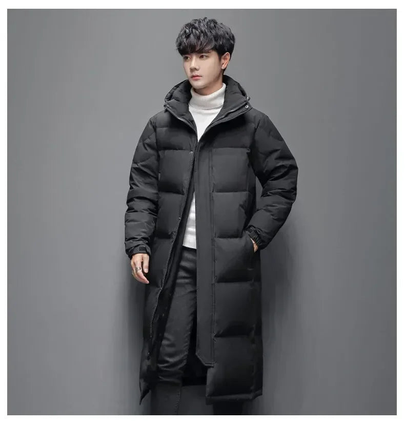 Men's Slim Cotton Long Coat High Quality Design Hot Casual Parka Men Clothes Unisex Outdoor Leisure Parka Cotton-Padded Parkas