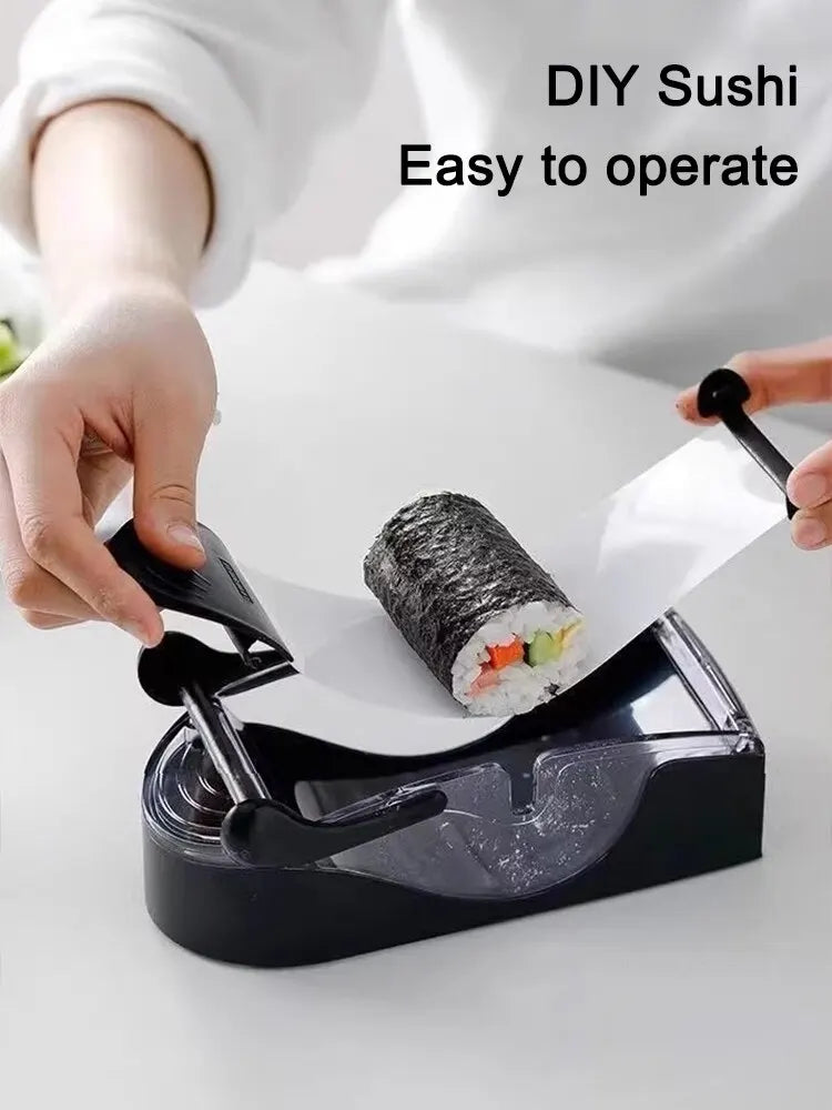 Sushi DIY Tools Seaweed Wrapped Rice And Vegetable Roll Kitchen Workers Japanese Drum Making Sushi Cake Mold Novice Kitchen Tool