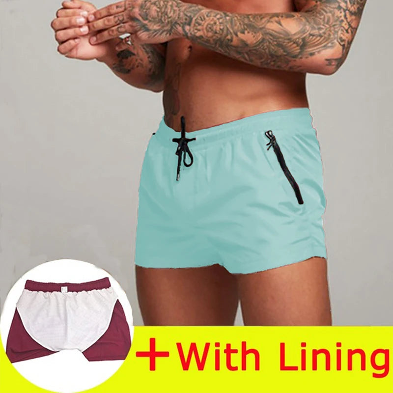 2025 Men Casual Shorts New Gyms Fitness Bodybuilding Shorts Mens Summer Casual Cool Short Pants Male Jogger Workout Beach