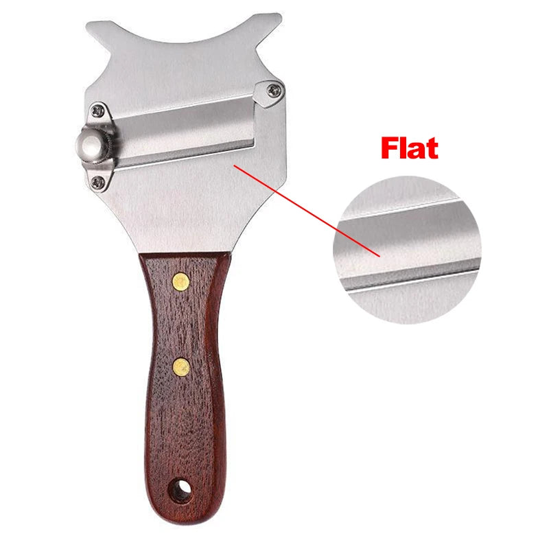 Truffle Slicer Adjustable Blade Stainless Steel Cheese Chocolate Truffle Shaver with Rosewood Handle Truffle Cutter Kitchen Tool
