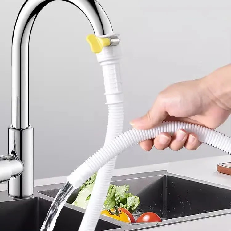 1-4M White Drain Hose Pipe Inlet Hoses Extension Drainpipe Tube for Air Conditioner Washing Maching Kitchen Faucet Accessories