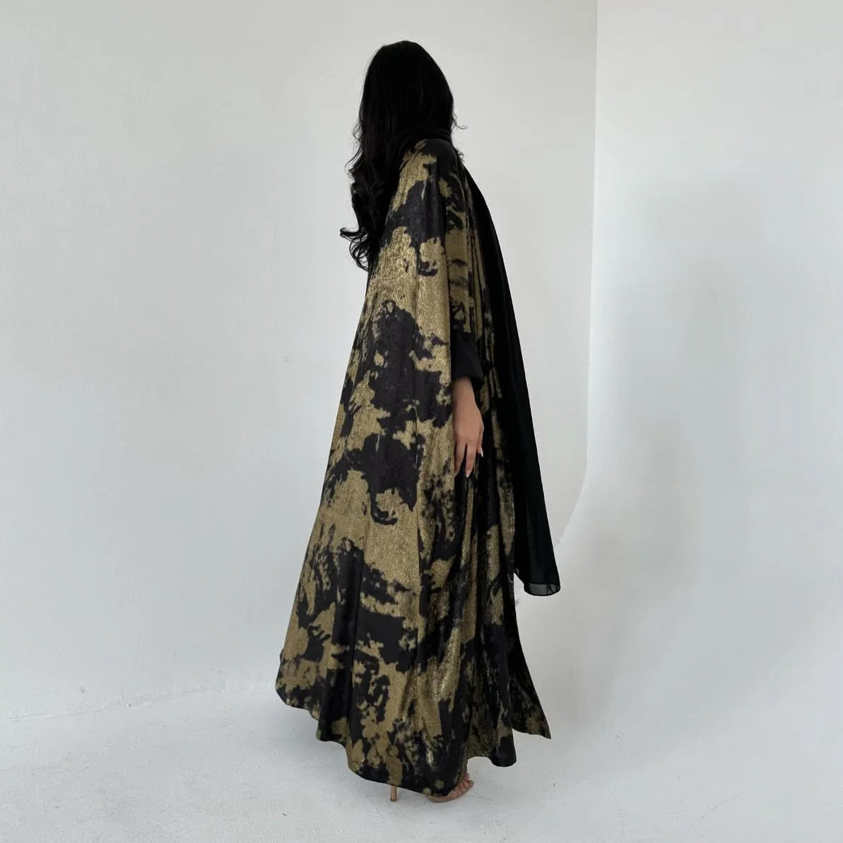 Eid Muslim Abaya for Women Print Ramadan Cardigan Jalabiya Turkey Long Dress Morocco Kaftan Long Abayas Dubai Robe Caftan 2024