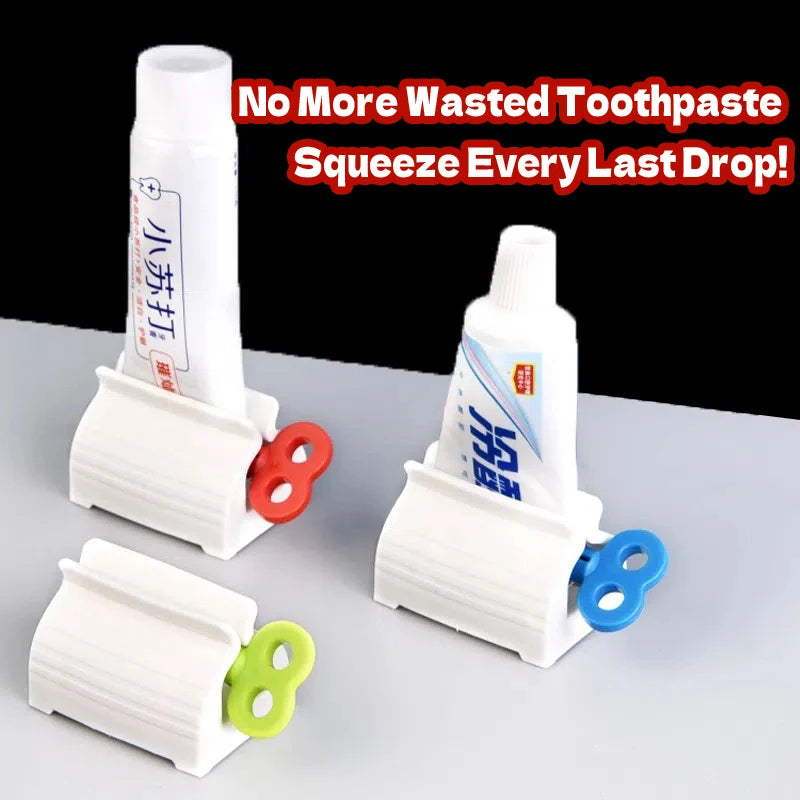 Toothpaste Tube Squeezer Efficient and Hassle-Free Cosmetics Press Facial Cleanser Rolling Squeezing Dispenser