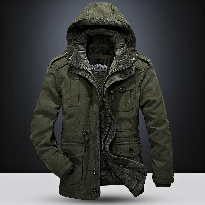 New Parka Men Coats Winter Jacket Men Thicken Hooded Waterproof Outwear Warm Coat Casual Mens Jackets Overcoat Fur Thick coats