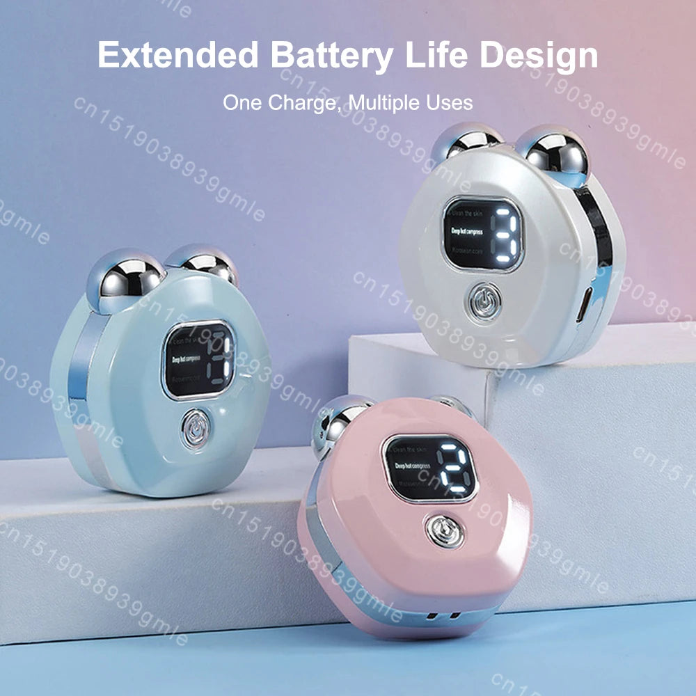 Face Lifting Device EMS Face Massager Skin Tightening Microcurrent Roller Facial Anti Wrinkle Neck Lift Massage Skin Beauty