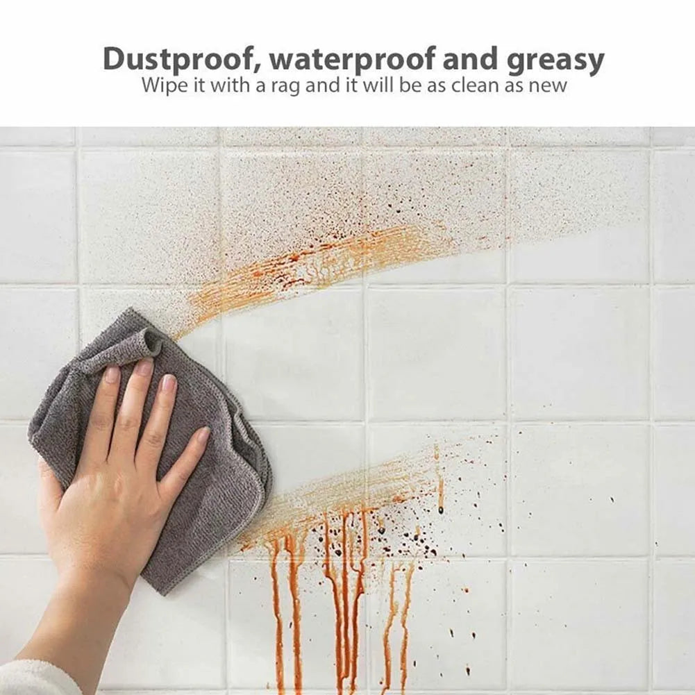 60x300cm Transparent Kitchen Oil-proof Wall Sticker Heat-resistant Self-Adhesive Film Covering Removable Protective Film Shelf