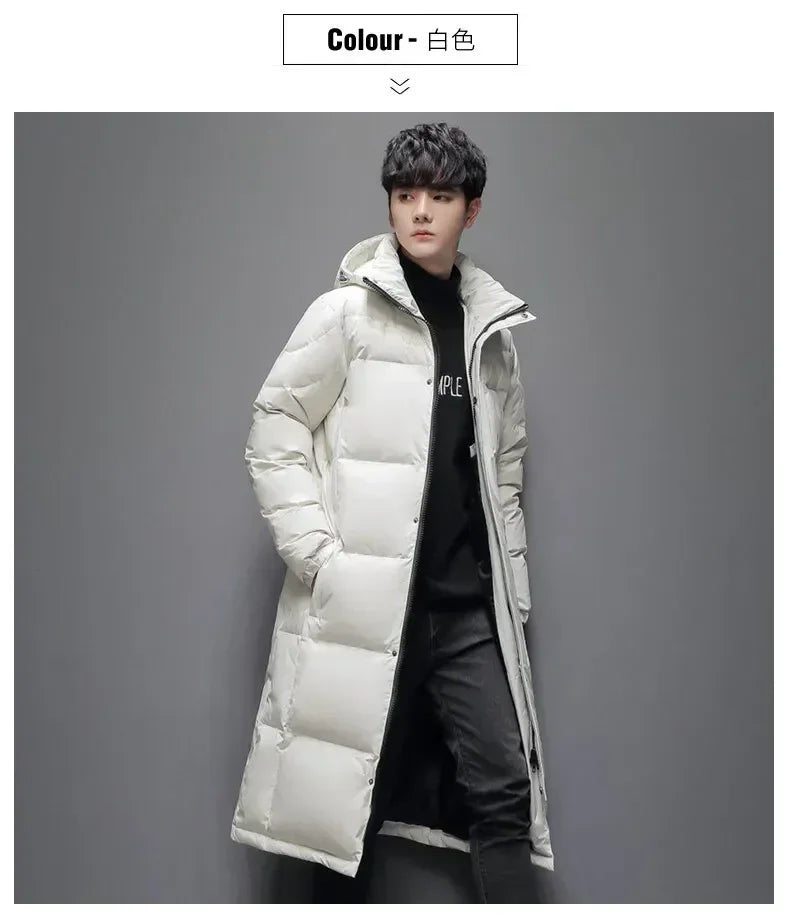 Men's Slim Cotton Long Coat High Quality Design Hot Casual Parka Men Clothes Unisex Outdoor Leisure Parka Cotton-Padded Parkas