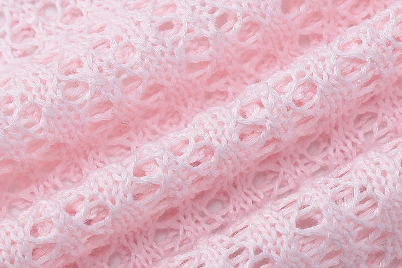Hawthaw Women 2023 Autumn Winter Long Sleeve Streetwear Knitted Vacation Bodycon Pink Long Dress Wholesale Items For Business
