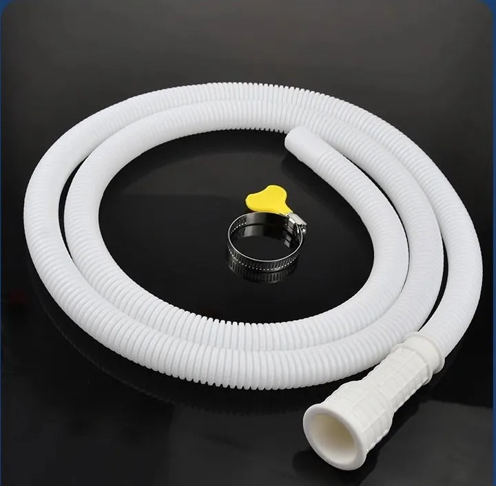 1-4M White Drain Hose Pipe Inlet Hoses Extension Drainpipe Tube for Air Conditioner Washing Maching Kitchen Faucet Accessories