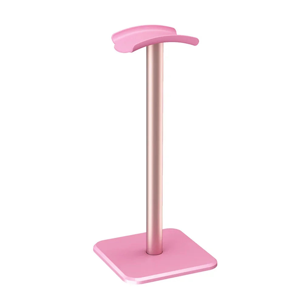 Aluminum Alloy Gaming Headphone Stand Space Saving Desktop Organizer Vertical Bracket RGB Backlight Headset Holder Display Rack