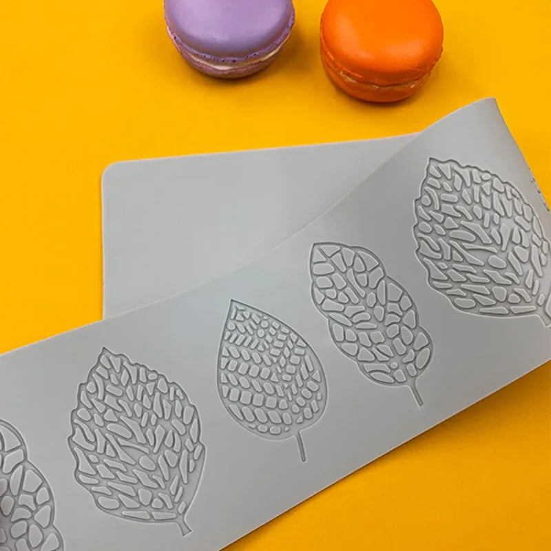 Various Leaf Butterfly flower Silicone Cake Lace Mold Snowflakes deer Shape Fondant Mold Cake Decorating Tool kitchen bakeware