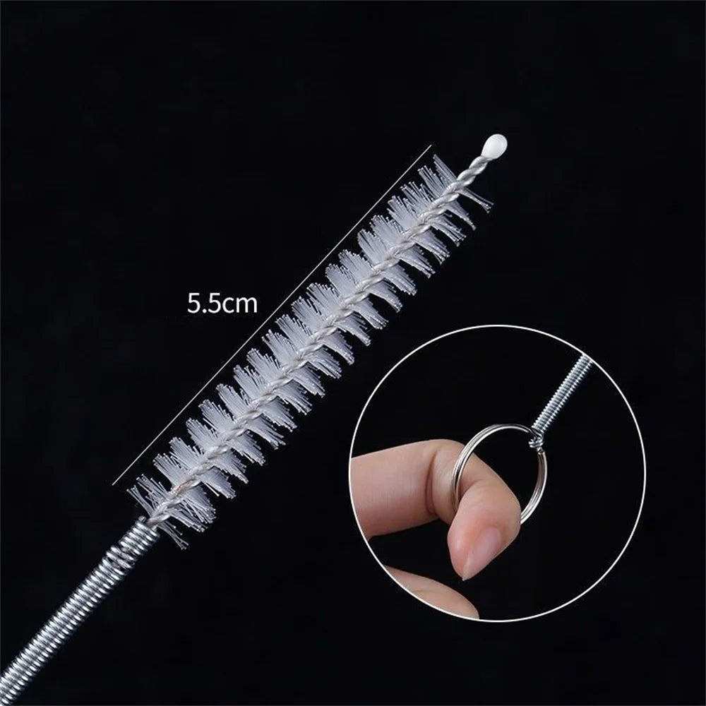 Refrigerator Drain Hole Desilter Cleaner Kit Kitchen Fridge Syringe Hose Dredge Drain Brush Unblocker Fridge Anti Clogging Kit