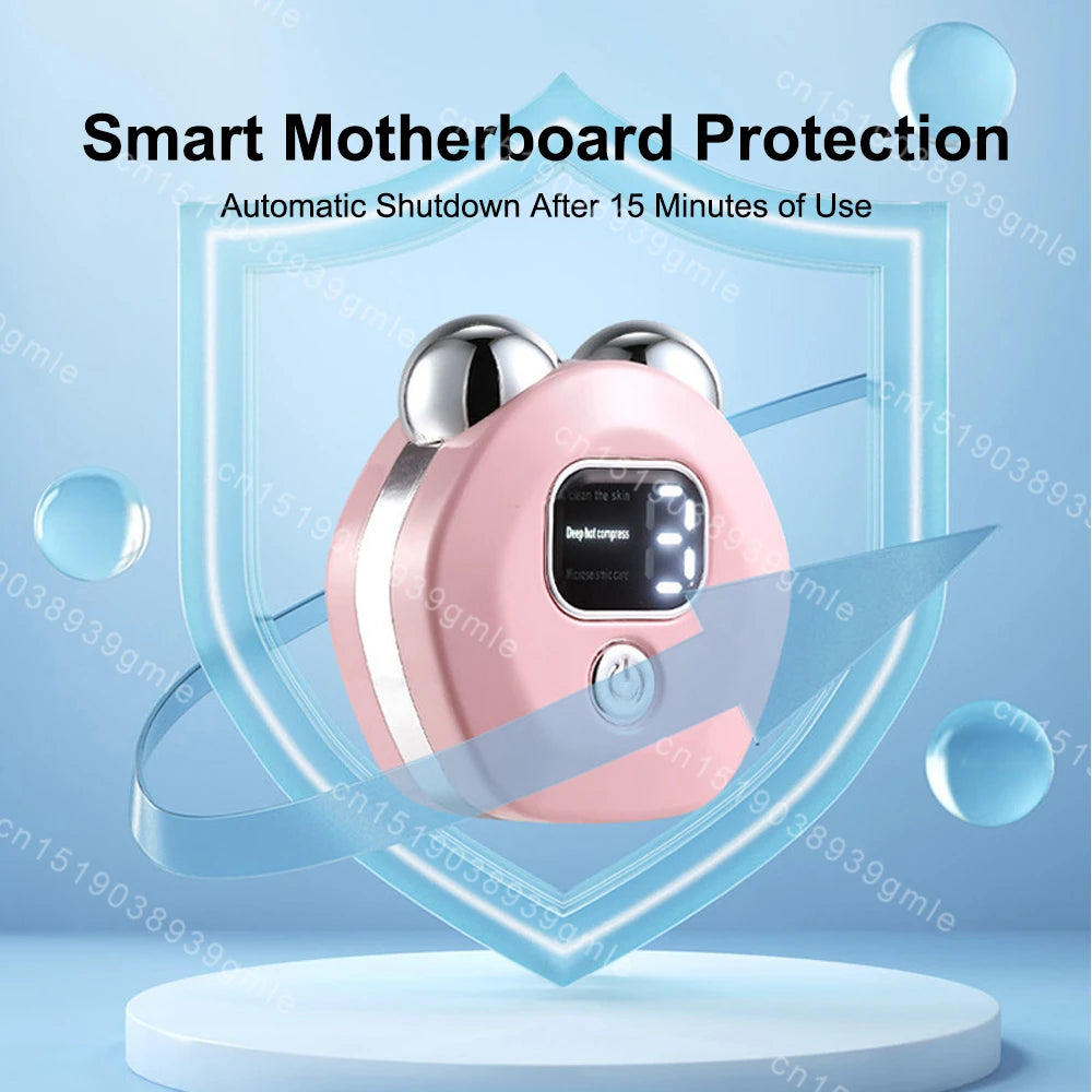 Face Lifting Device EMS Face Massager Skin Tightening Microcurrent Roller Facial Anti Wrinkle Neck Lift Massage Skin Beauty