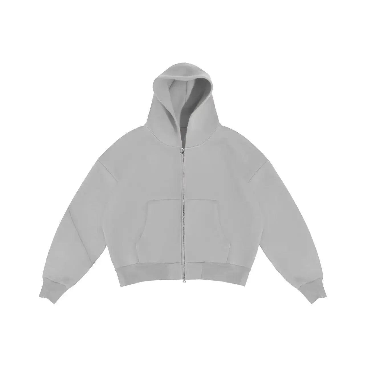 Korean Fashion Solid Color Sweatshirt Fleece Two-Piece Men's Y2K New Harajuku Casual Joker Straight Pants Couple Street Wear