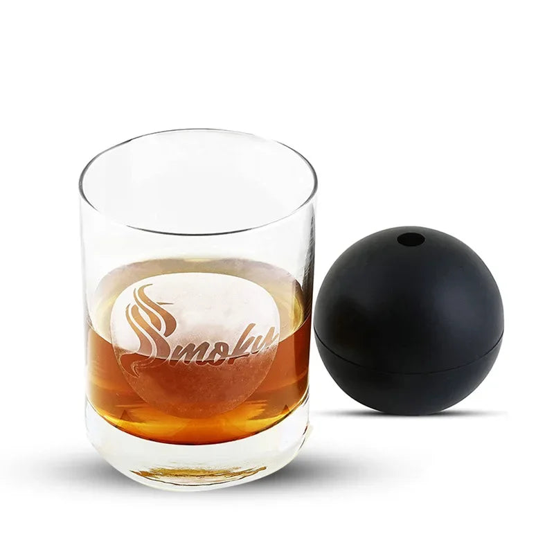 6cm Silicone Round Ice Mould Hockey for Whiskey Ice Cube Kitchen Round Mold Ball Chocolate Tray Ice Ball Tools Bar