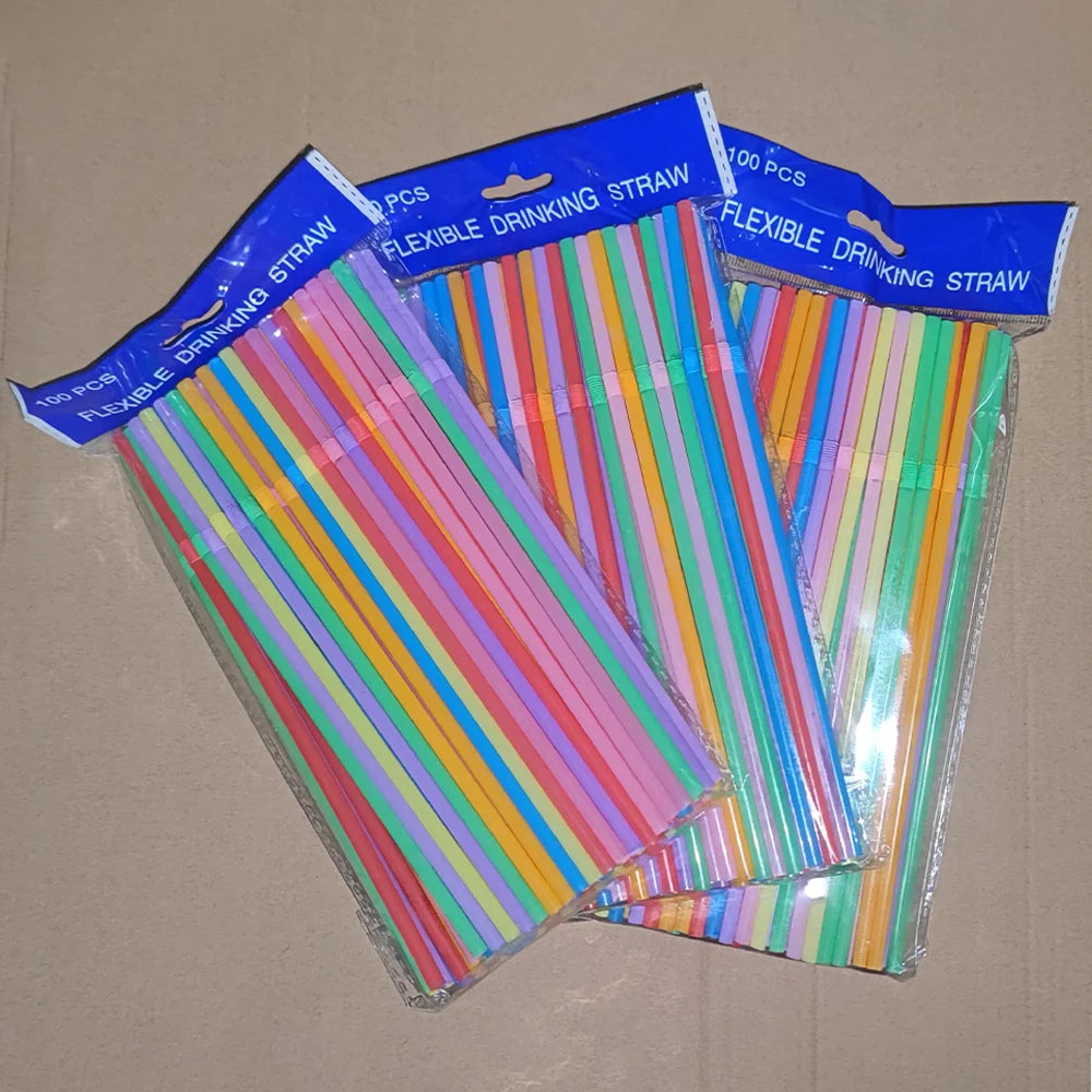 50-3000PCS rietjes Straw Multicolor Drinking Straws Milk Tea Bar Party Home Wedding Kitchen Accessories Beverage Straw Wholesale