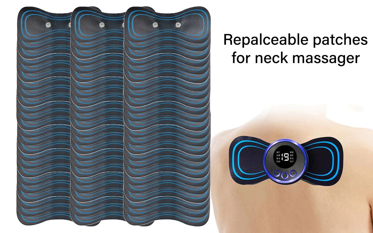 Gel Pads for EMS Neck Massager Replaceable Muscle Massager Sticker Gels Muscle Stimulator Sticker Physiotherapy Accessories
