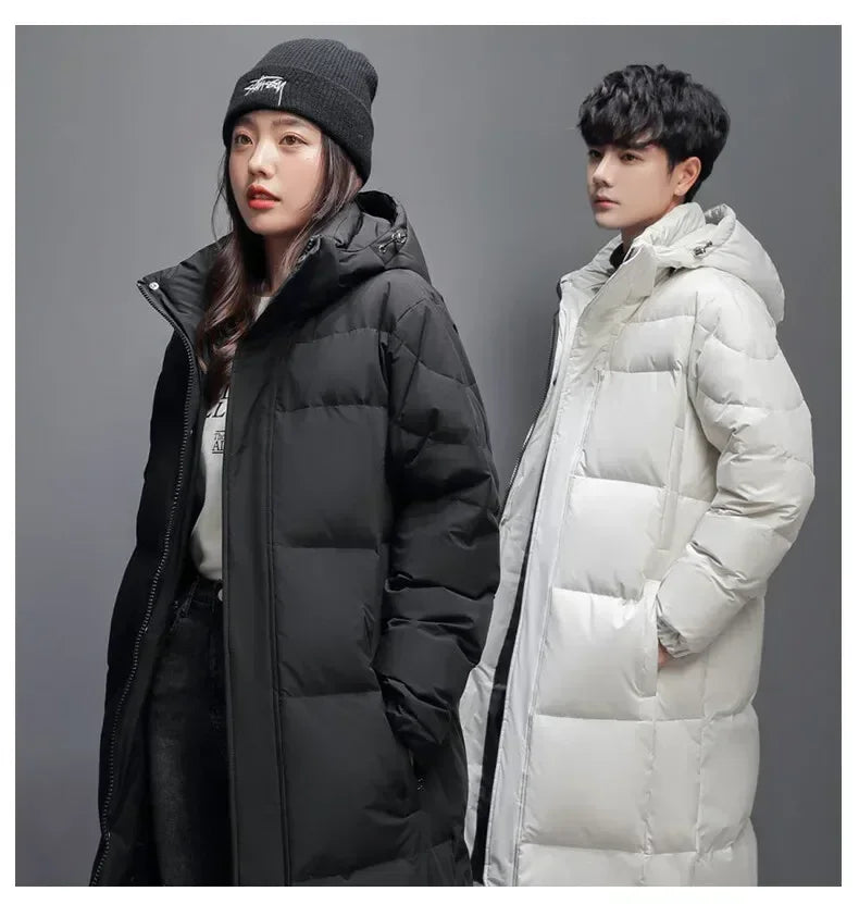 Men's Slim Cotton Long Coat High Quality Design Hot Casual Parka Men Clothes Unisex Outdoor Leisure Parka Cotton-Padded Parkas