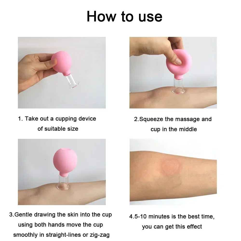 Vacuum Cupping Glasses Masssager Body Cup Facial Skin Lifting Cupping Therapy Massage for face Anti Cellulite Body Slimming jar