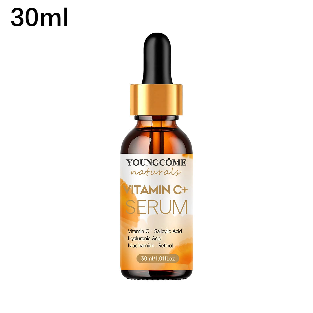 YOUNGCOME Facial essence Anti-aging Essence containing vitamin C,hyaluronic acid and retinol, Improves elasticity, Heals dryskin