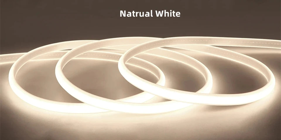 1-20m 110V 220V COB LED Strip Lights 288LEDs/m Flexible Outdoor Garden Lamp CRI RA90 Waterproof LED Tape Kitchen Cabinet Decor