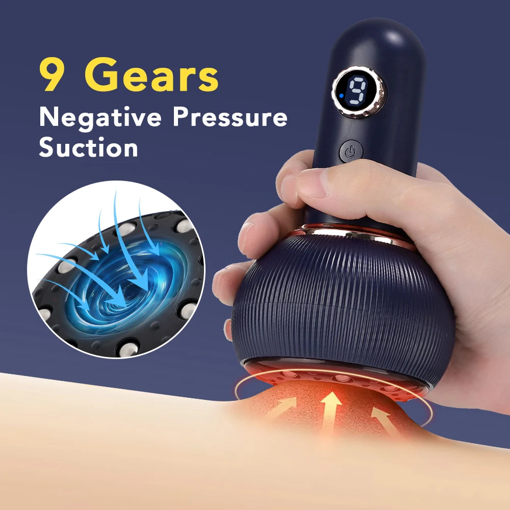 Electric Suction Medical Cupping Therapy Set Beauty Massager Glass Jars Anti Cellulite Cupping Vacuum Slimming Guasha Massage