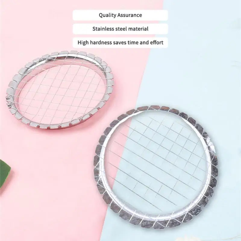 1~5PCS Stainless Steel Egg Slicer Cutter Cut Egg Device Grid For Vegetables Salads Potato Mushroom Tool Chopper Kitchen Chopper