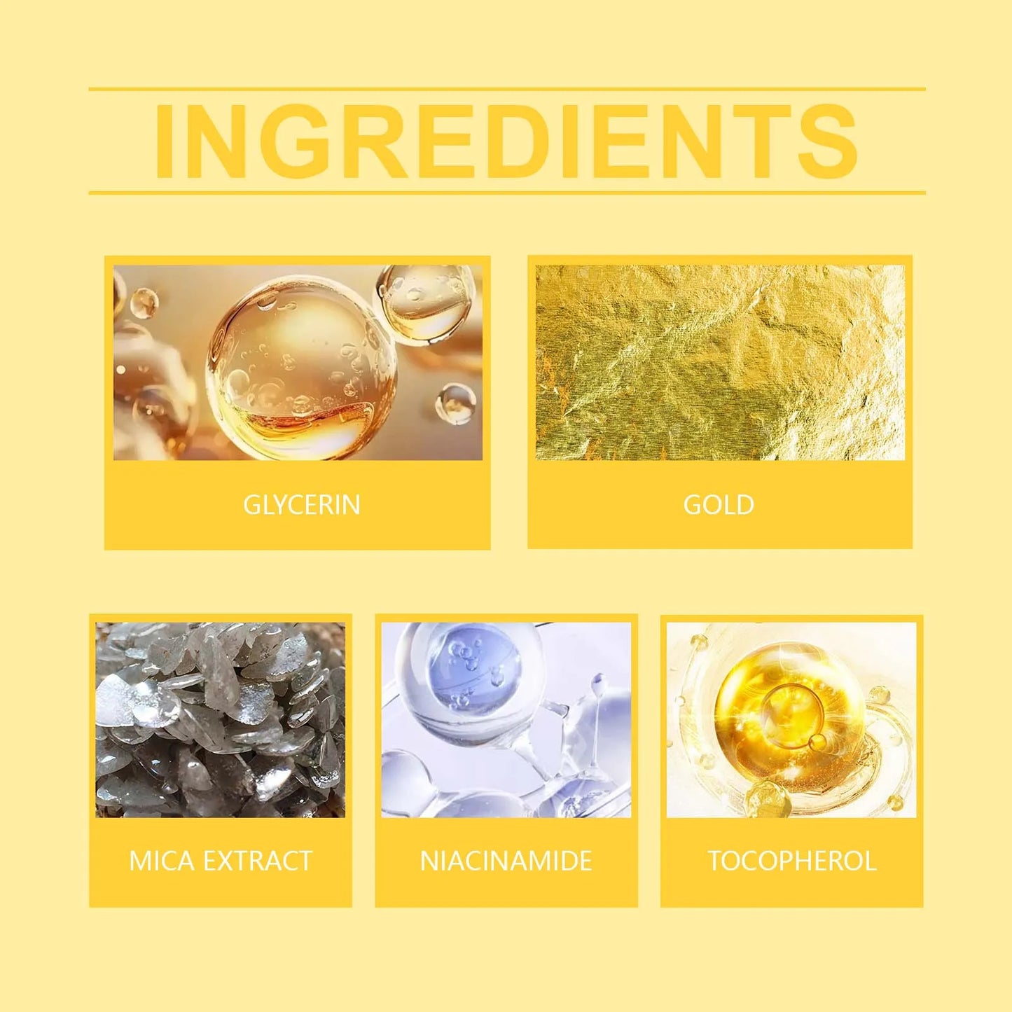 Gold Sleeping Masks Moisturizing Shrinkage Pore Lift Firm Fade Fine Lines Niacinamide Brightening Facial Skin Facial Masks