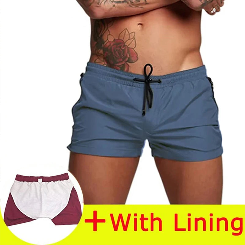 2025 Men Casual Shorts New Gyms Fitness Bodybuilding Shorts Mens Summer Casual Cool Short Pants Male Jogger Workout Beach
