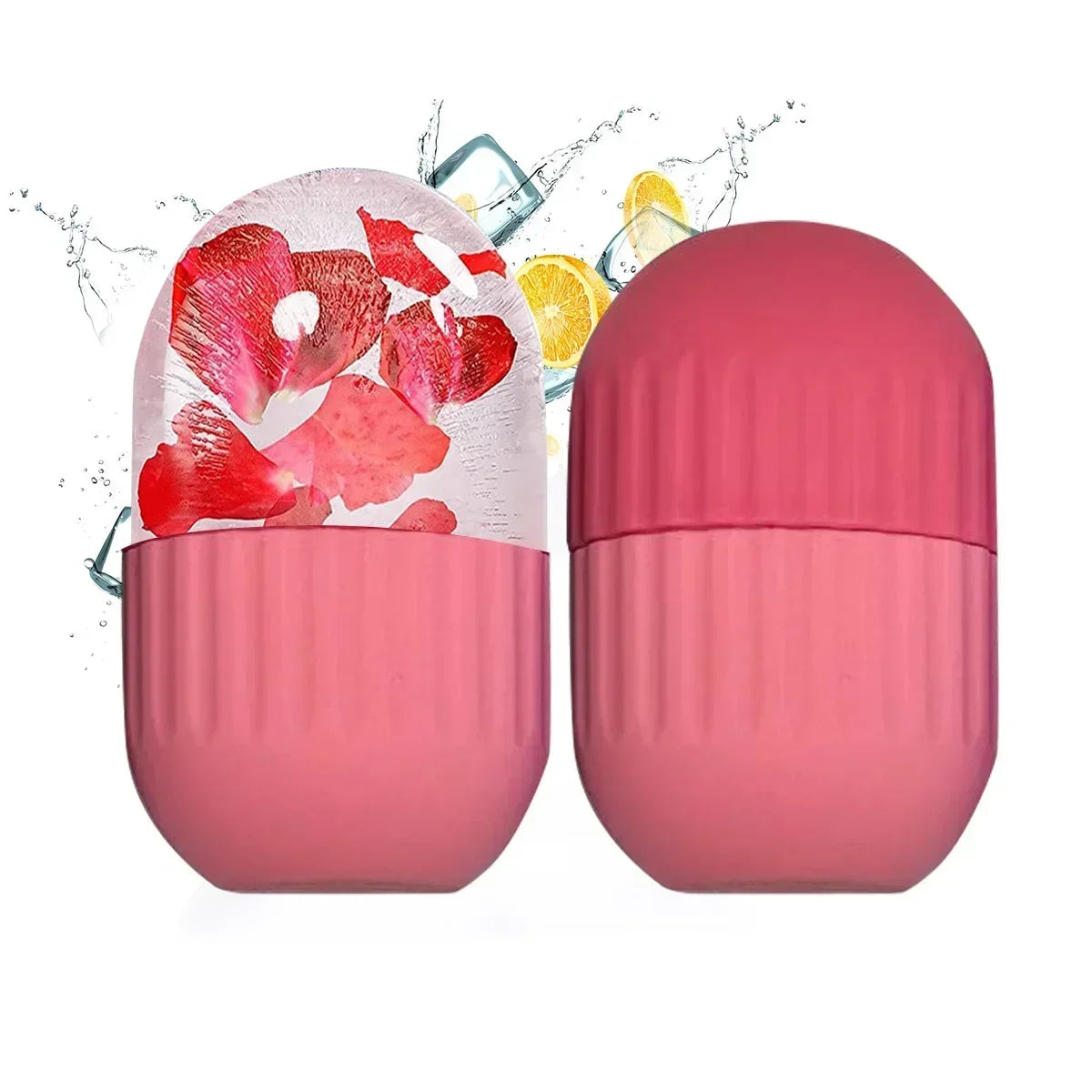 Silicone Ice Facial Roller Face Lifting Contouring Tools Ice Cube Trays Ice Globe Balls Eye Face Massager Beauty Skin Care Tools